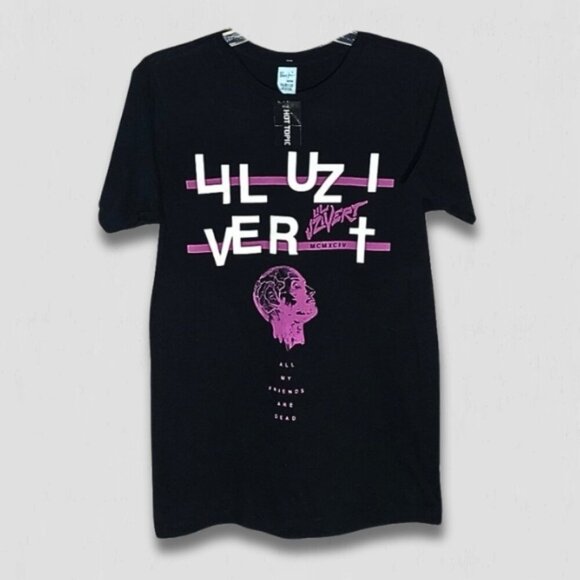 NWT Hot Topic Lil Uzi Vert XO Tour Life Graphic T-Shirt Cotton Black Men’s sz S - Picture 3 of 12